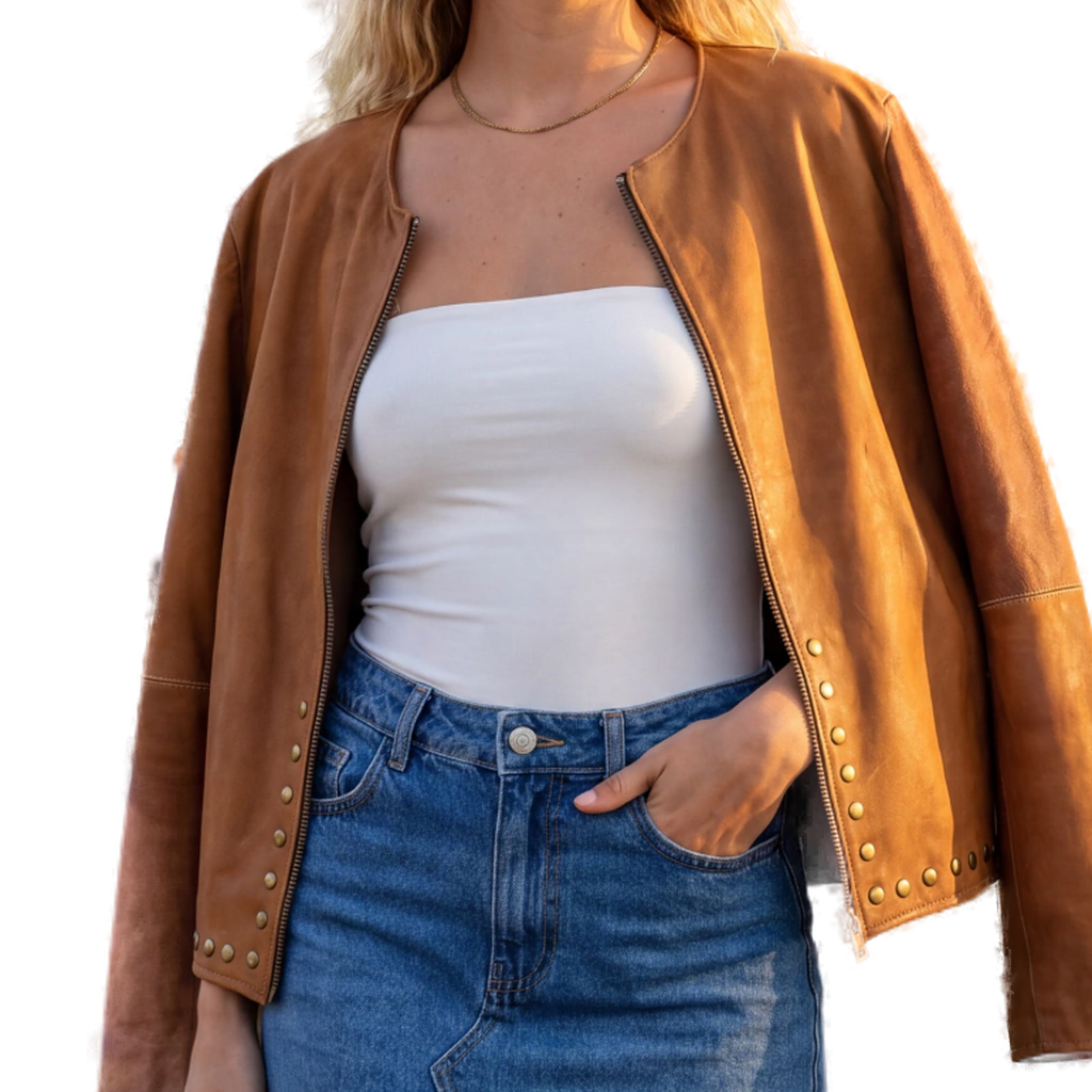 CAMPERA MELINA SUELA CON CIERRE