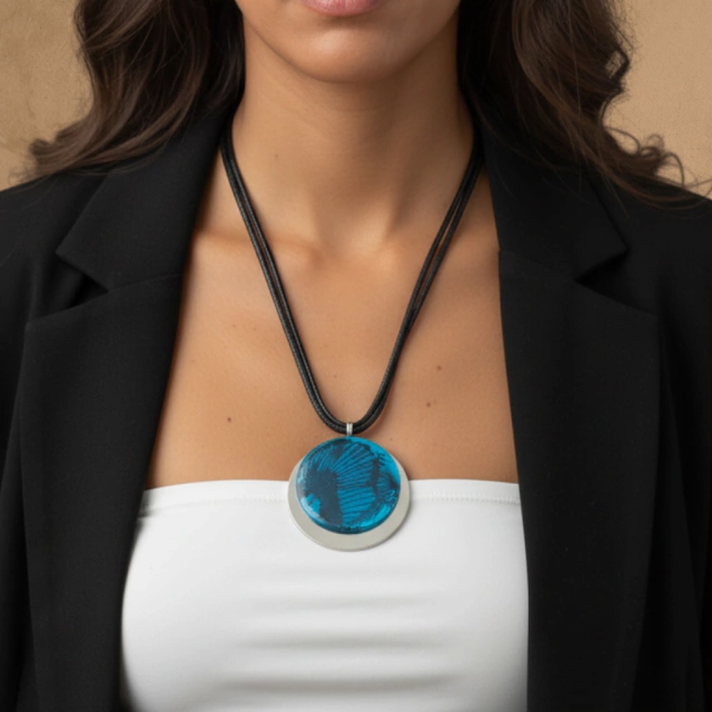 COLLAR ALONDRA TURQUESA