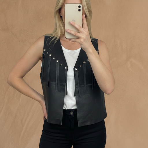 [R-8030NEG] CHALECO KENDALL NEGRO