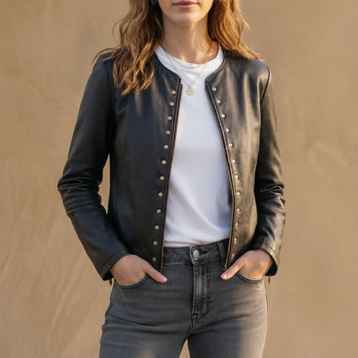 [CUE-7030NEG] CAMPERA CATERINA NEGRO