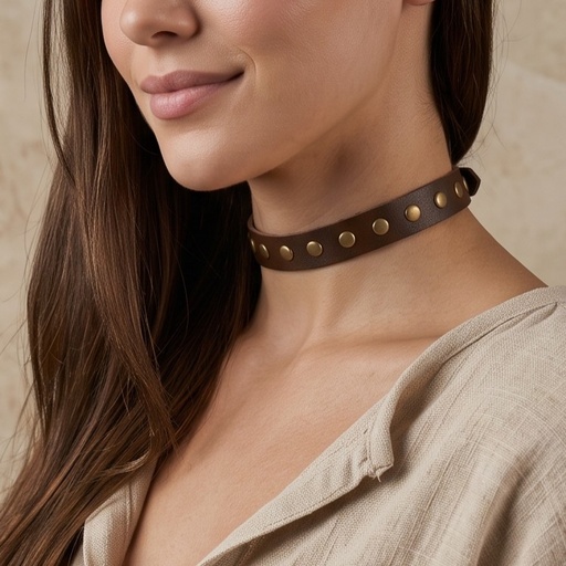 [CUE-3000CHOCO] CHOKER JANE CHOCOLATE